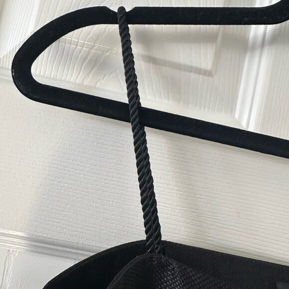 The Row Layered Midi Dress size 2 Black Puff Sleeves Ruffle SS14 RTW - Picture 6 of 16